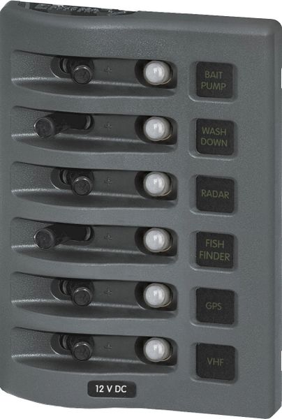 6 Position WaterProof Circuit Breaker Panel