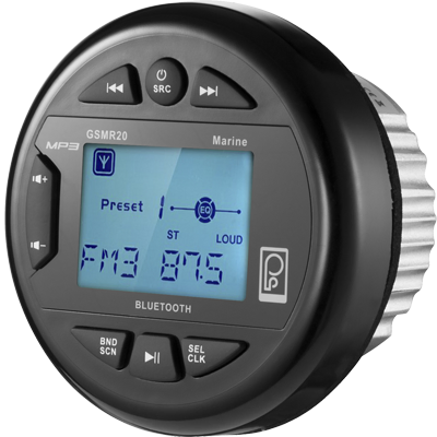 Poly Planar GSMR20 Marine Radio AM/FM/MP3, USB, Bluetooth