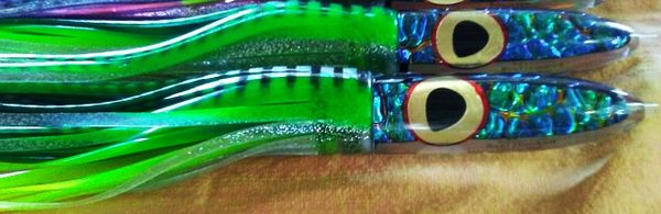 2. Green DragonHide Bullet w/Gold Leaf Eyes
