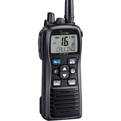 Icom M73 PLUS 71 Handheld VHF, Plus Version