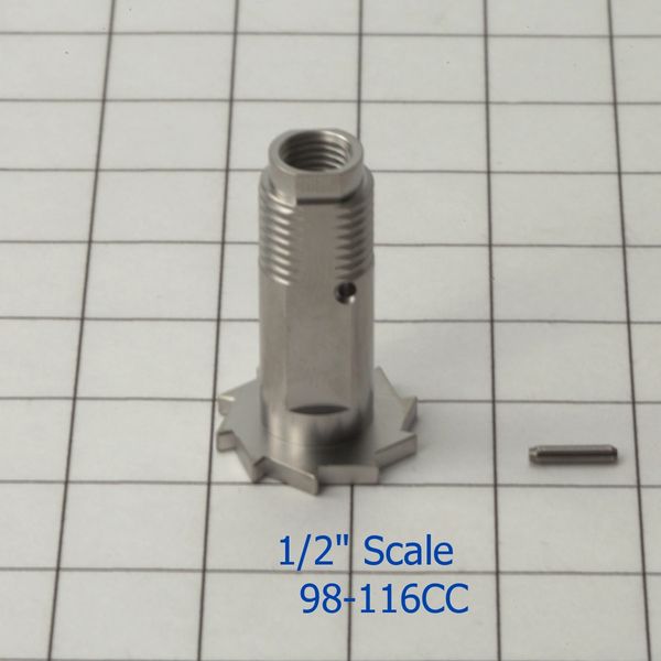 98-116SS Gear Sleeve with pin (Stainles Steel)