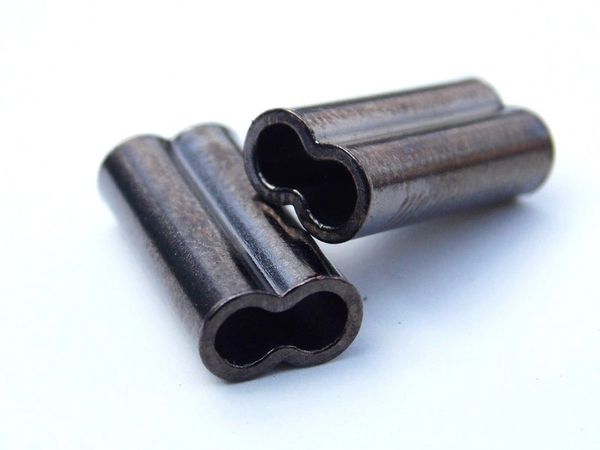 Copper Double Barrel Long Crimp Sleeves 1.0mm to 2.9mm 60 Pack