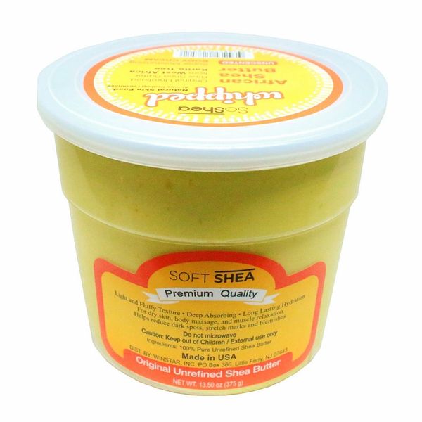 SoShea Whipped Shea Butter Unscented (13.5oz) M&M BEAUTY SUPPLY & WIGS