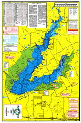 F123 Joe Pool Lake Fishing Map | Hook-N-line Fishing maps