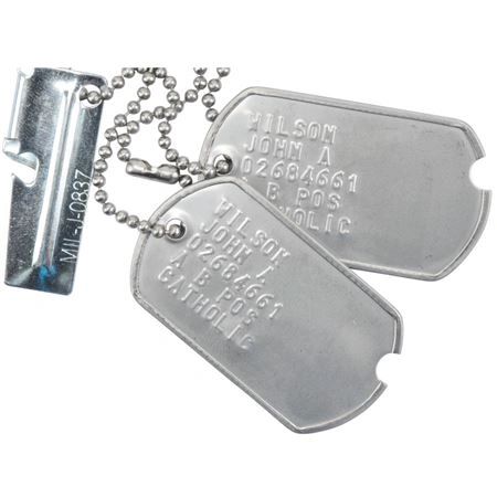 Military Dog Tags | MV Parts Store, for all your Military Truck Parts