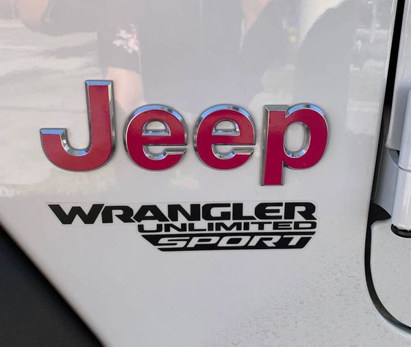 Overlay Letters For Fender Emblems for Jeep Gladiator 2020+ Jeep ...