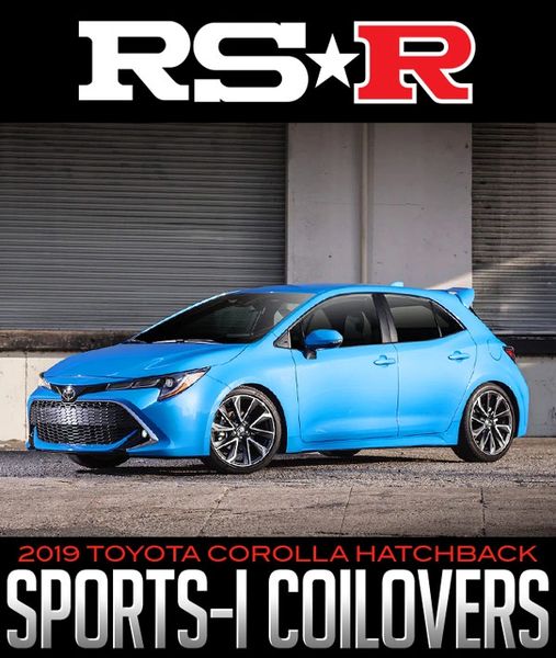 Rsrxbit576m Rs R 2018 Toyota Corolla Hatchback Sports I Coilovers