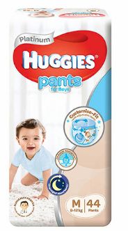 Huggies Platinum Pants Boy M 44S
