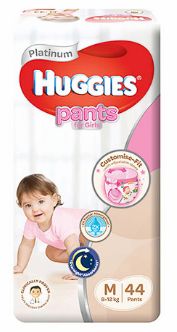 Huggies Platinum Pants Girl M 44S