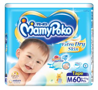 Mamy Poko Extra Dry Diapers M 60S