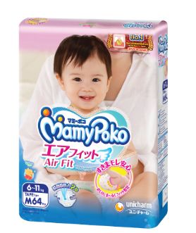 Mamy Poko Air Fit Diaper M 64S