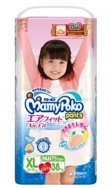 Mamy Poko Air Fit Pants Girl XL 38S