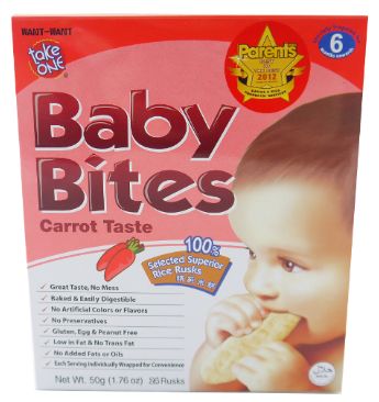 Take One Baby Bites Carrot 50G