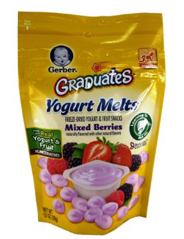 Gerber Yogurt Melts Mixed Berry 28G