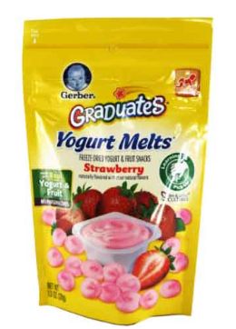 Gerber Yogurt Melts Strawberry 28G