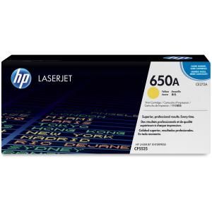 HP 650A YELLOW LASERJET TONER CARTRIDGE CE272A