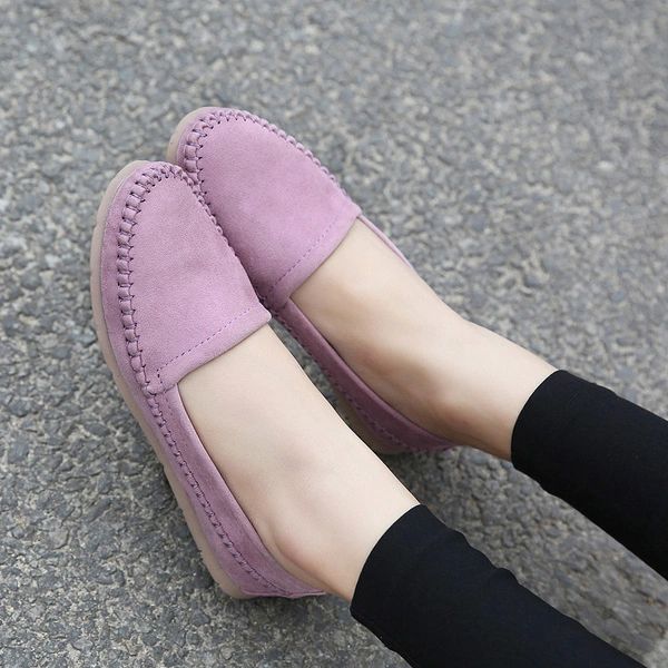 Classical Hot Round Toe Simple Casual PU Flat