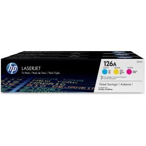 HP 126A CYM COMBO PACK LASERJET TONER CARTRIDGE-CF341A