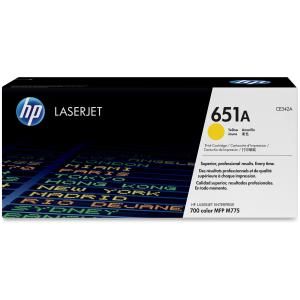 HP 651A YELLOW LASERJET TONER CARTRIDGE CE342A