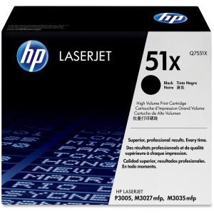 HP 51X BLACK HIGH YIELD LASERJET TONER CARTRIDGE Q7551X