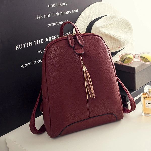4 Color Available All Match Fringe Backpack