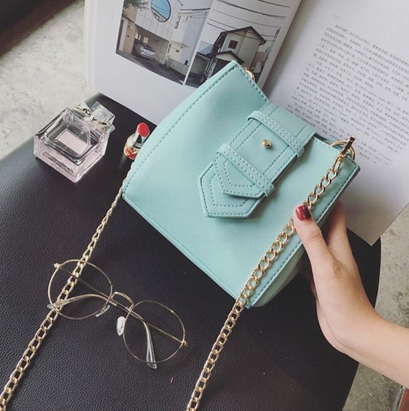 Vintage Solid Pu Shoulder Bag Online