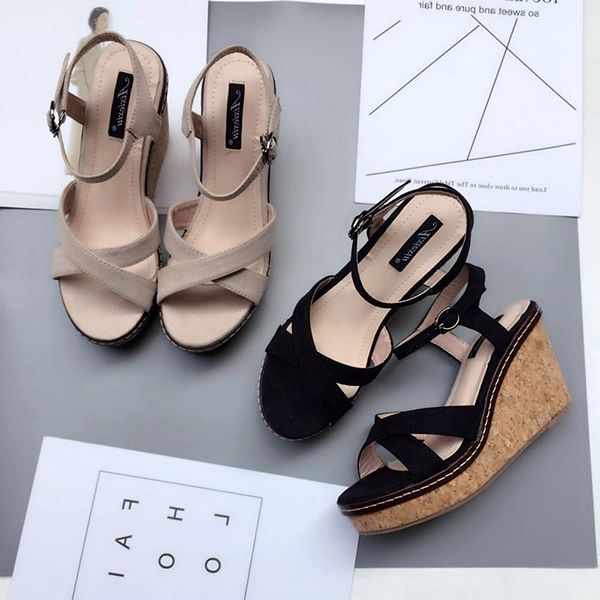 laylachic platform wedge casual sandals