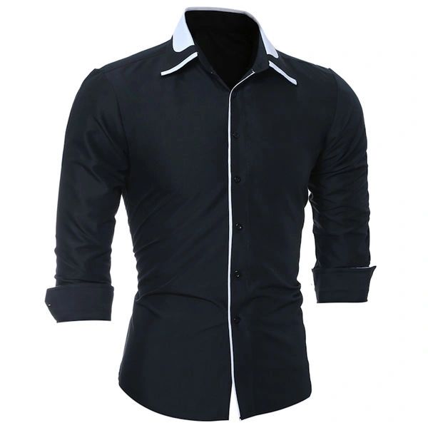 Concise Style Turn Down Collar Business Shirts