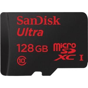 SanDisk SDQUNC 128Gb MicroSD Ultra 80MB/s w adapter