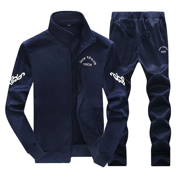 Teenager Style Prints Sports Suits Men