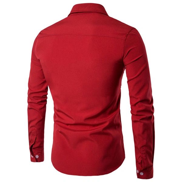 Hot Sale Contrast Color Long Sleeve Shirts