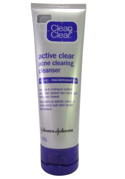 Clean & Clear Active Clear Acne Clearing Cleanser 100g