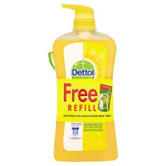Dettol Fresh Body Wash 950ml Free Refill Original 250ml