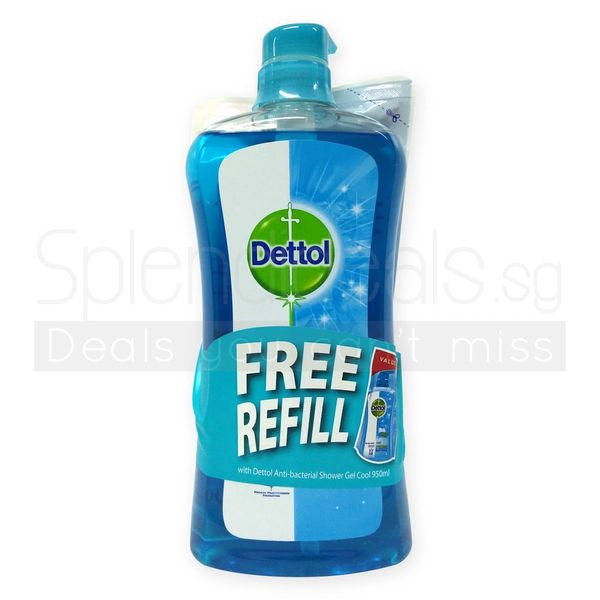 Dettol Cool Body Wash 950ml Free Refill Original 250ml