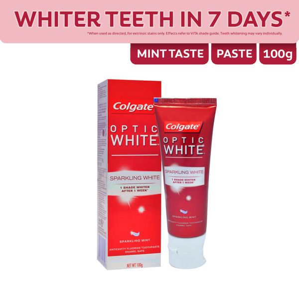 Colgate Optic White Sparkling Mint Toothpaste 100 g