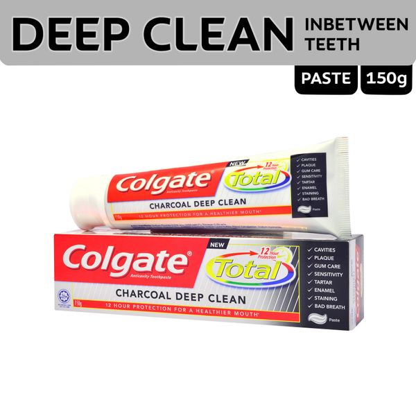 Colgate Total 12 Toothpaste Charcoal Deep Clean 150 g