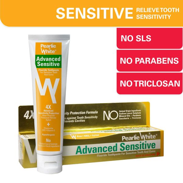 Pearlie White Advanced Sensitive Toothpaste 130 g