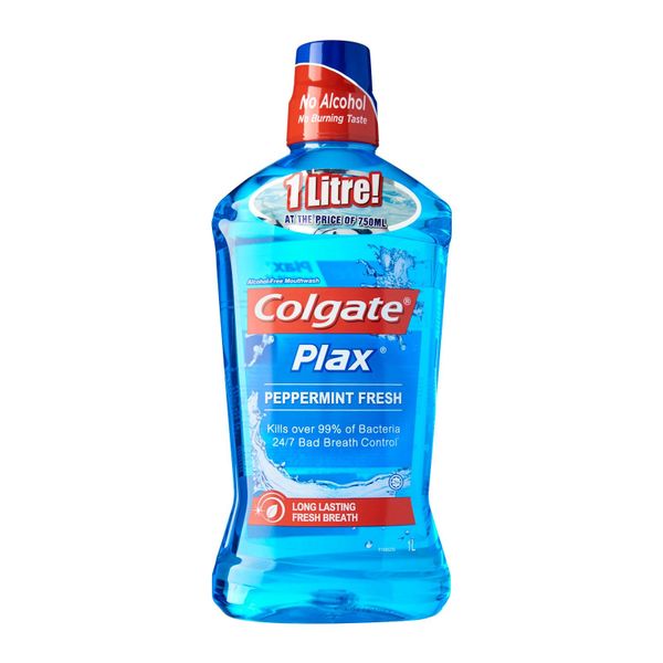 Colgate Plax Peppermint Mouthwash 1 L