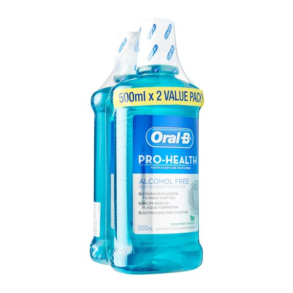 Oral-B Pro-Health Fresh Mint Rinse Value Pack 2 per pack