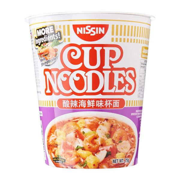 Nissin Tom Yam Seafood Flavour Cup Noodles 75g