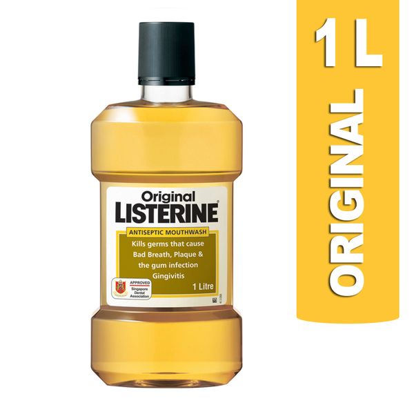 Listerine Original Antiseptic Mouthwash 1 L