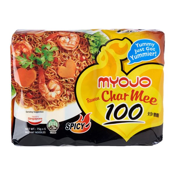Myojo Ramen Char Mee 100 Dry Noodle 5 x 75g