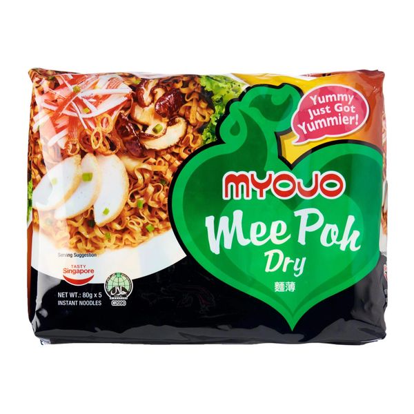 Myojo Mee Poh Dry Noodle 5 x 85g