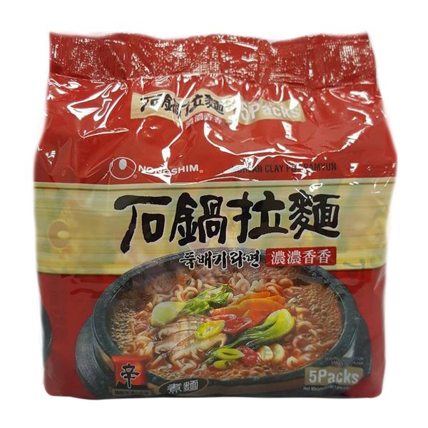 Nongshim Korean Clay Pot Ramyun 5 x 107g
