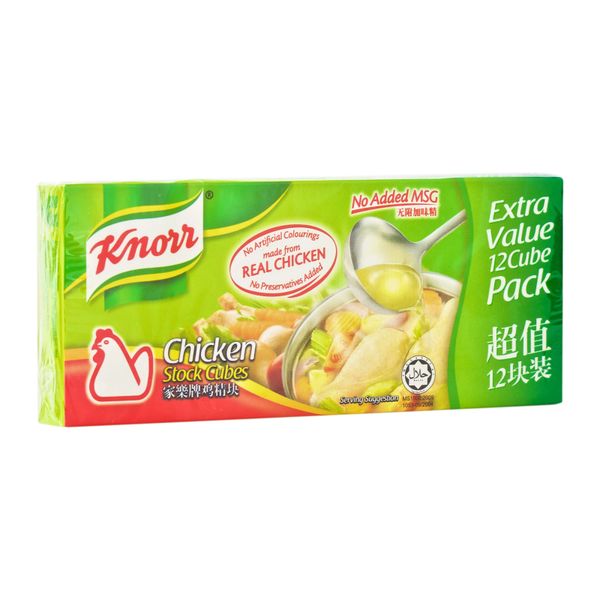 Knorr No Added MSG Chicken Stock Cubes (X12)