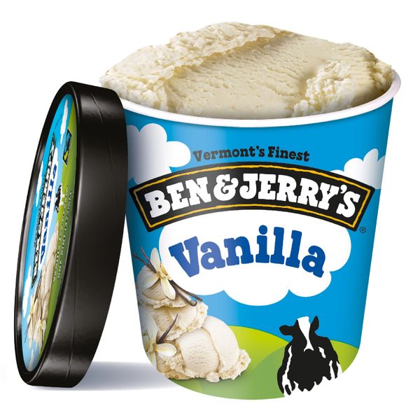 Ben & Jerry's Vanilla Fair Trade Ice Cream 473 ml