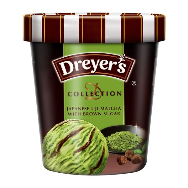 Dreyer's D-Collection Japanese Uji Matcha Green Tea With Brown Sugar Ice Cream 473 ml