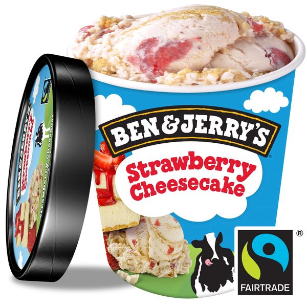 Ben &amp; Jerry�s Strawberry Cheese Cake Ice Cream 458 ml