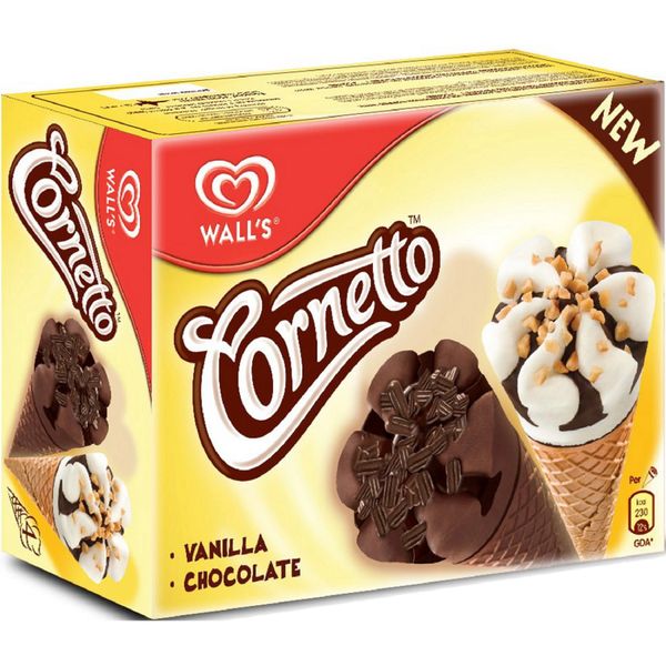 Cornetto Classic Mix Multi Pack Ice Cream 4 x 110 ml