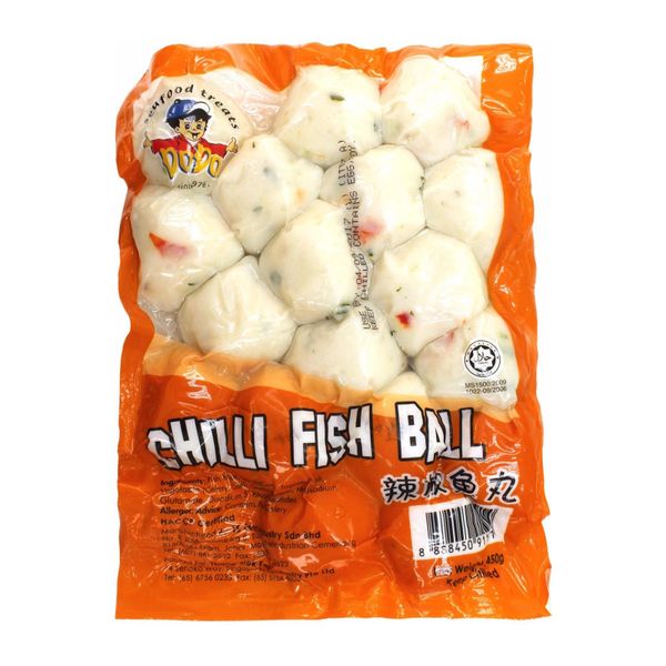 DoDo Cooked Chilli Fish Ball - Chilled 450 g